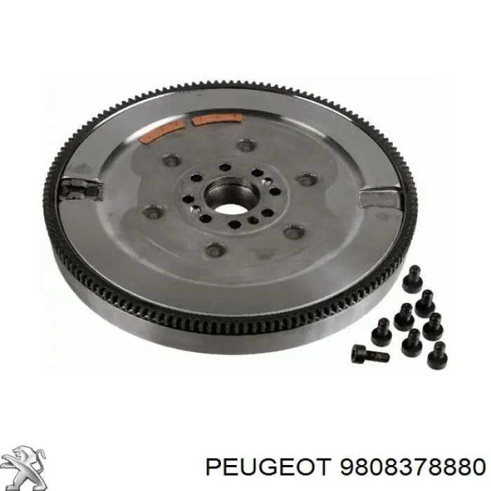 Volante motor 9808378880 Peugeot/Citroen