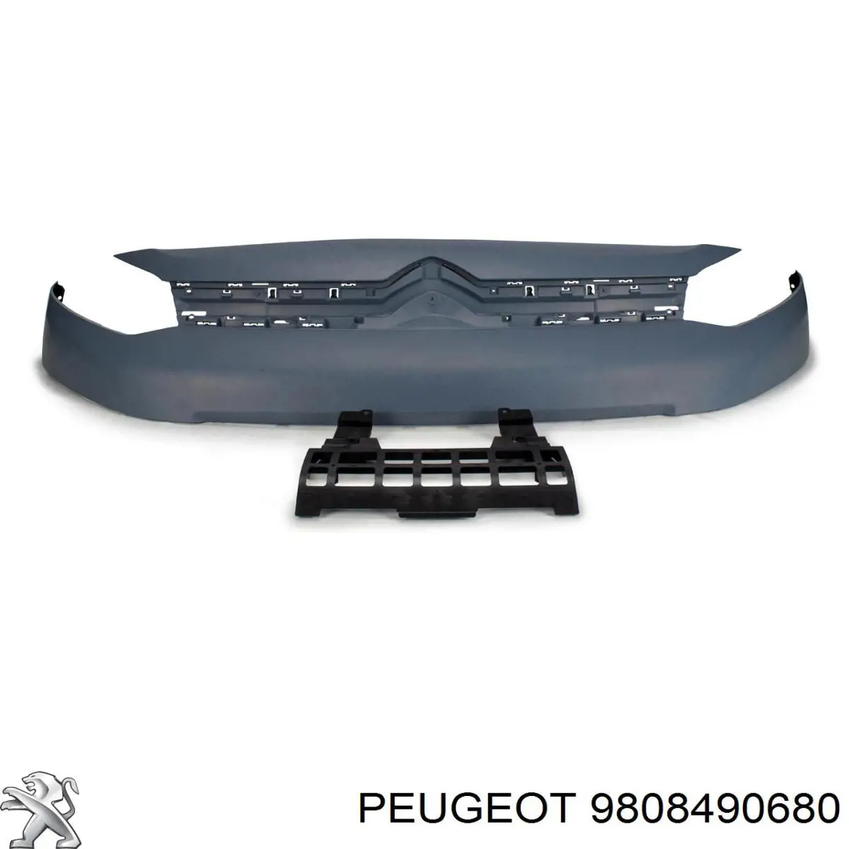 9808490680 Peugeot/Citroen consola central do pára-choque dianteiro
