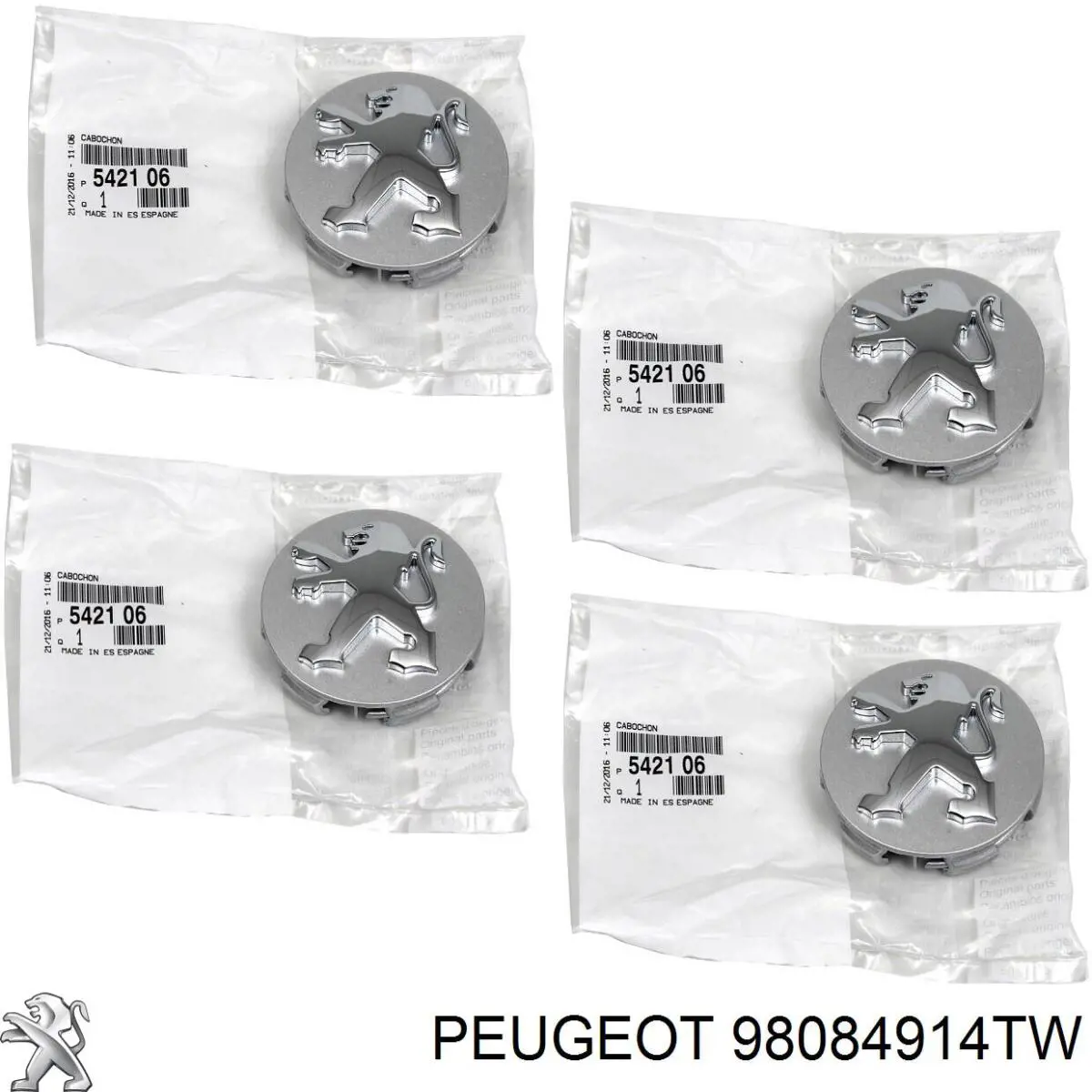 Колпак колесного диска Peugeot 208 хэтчбек (CA, CC) (2012 - 2026) цена, от 31.89 USD