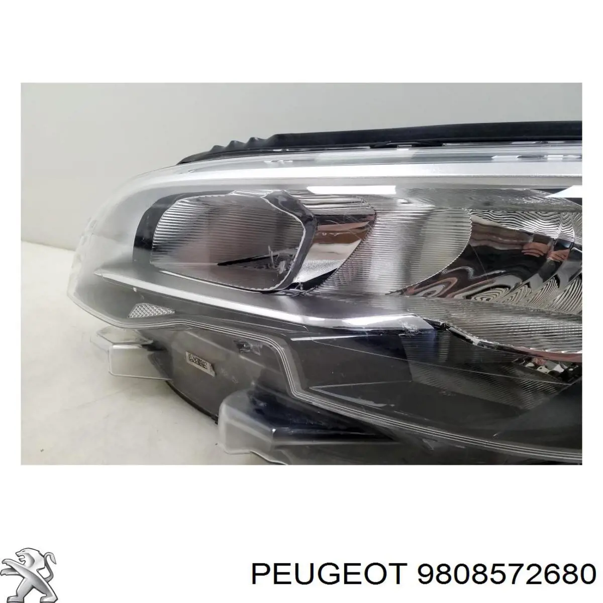 Faro izquierdo 9808572680 Peugeot/Citroen