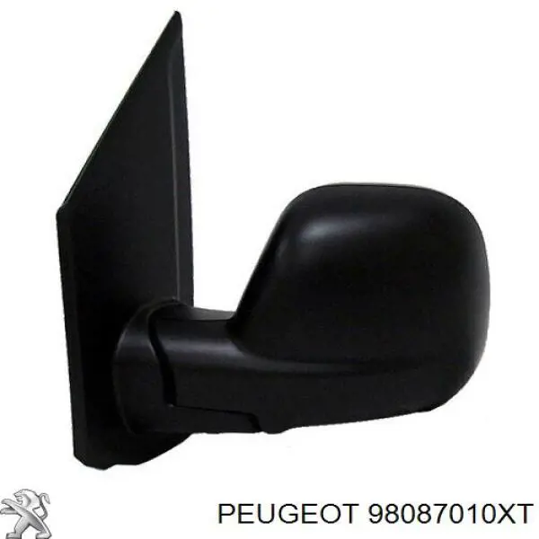 98087010XT Peugeot/Citroen espelho de retrovisão esquerdo