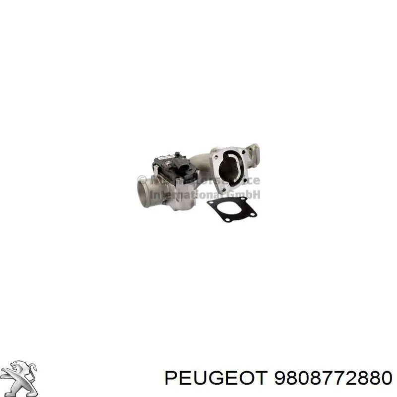 9808772880 Peugeot/Citroen Прокладка турбины выхлопных газов, впуск