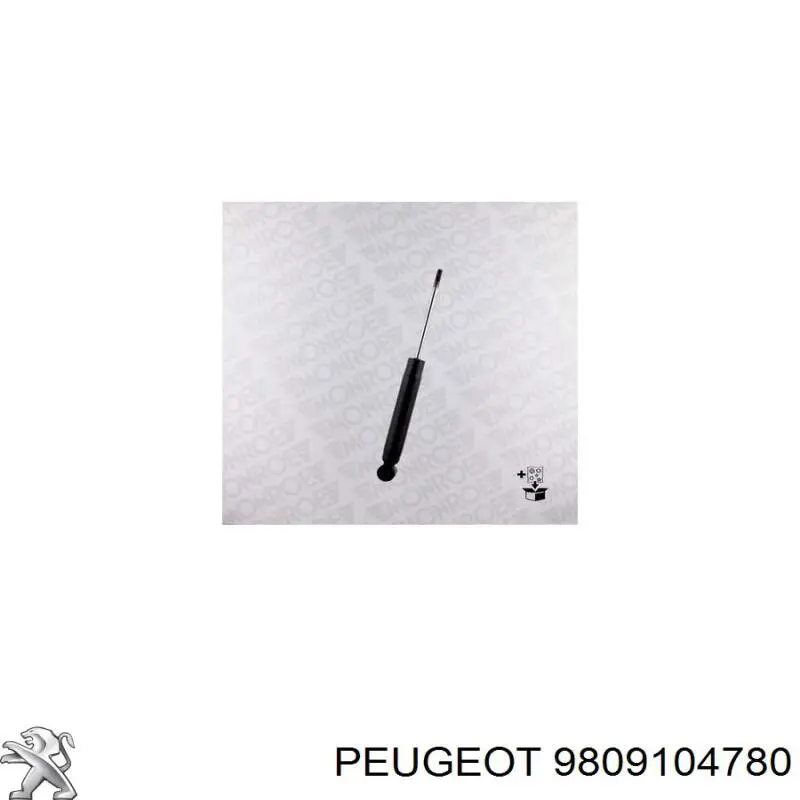Купить 9809104780 Peugeot/Citroen Амортизатор задней подвески