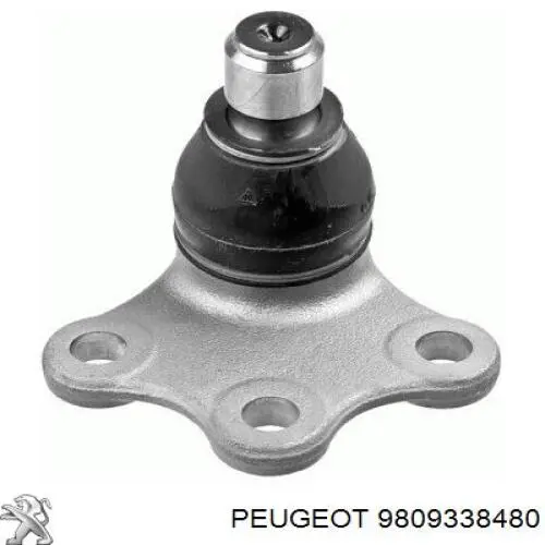 Rótula de suspensión inferior 9809338480 Peugeot/Citroen