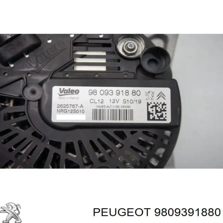 Alternador 9809391880 Peugeot/Citroen