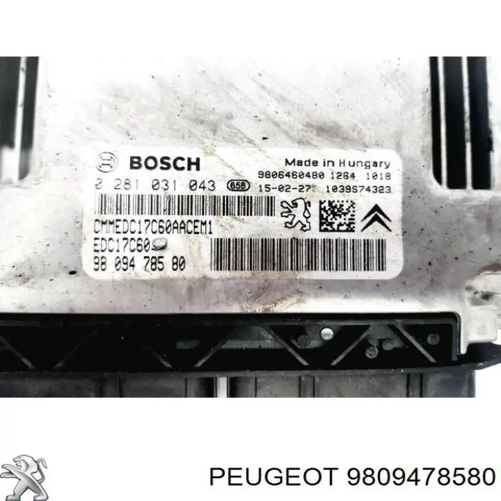  Peugeot/Citroen 9809478580 цена, от 90.86 USD