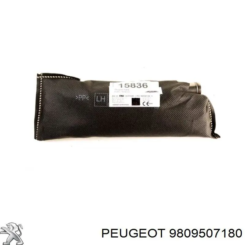 9809507180 Peugeot/Citroen Подушка сиденья водителя (и переднего сиденья)