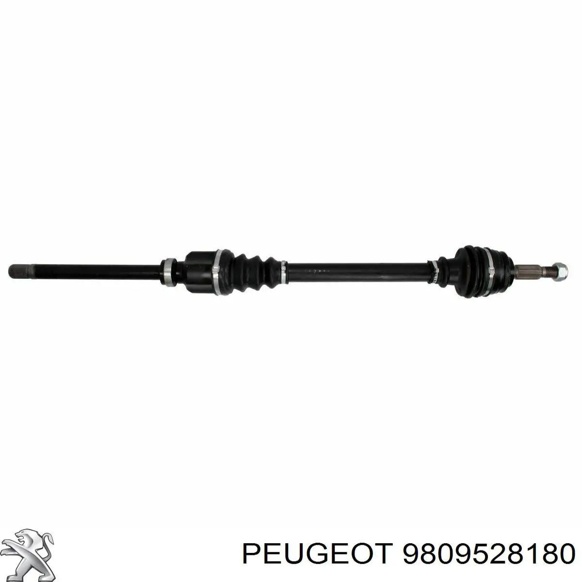 9809528180 Peugeot/Citroen Полуось передняя, правая
