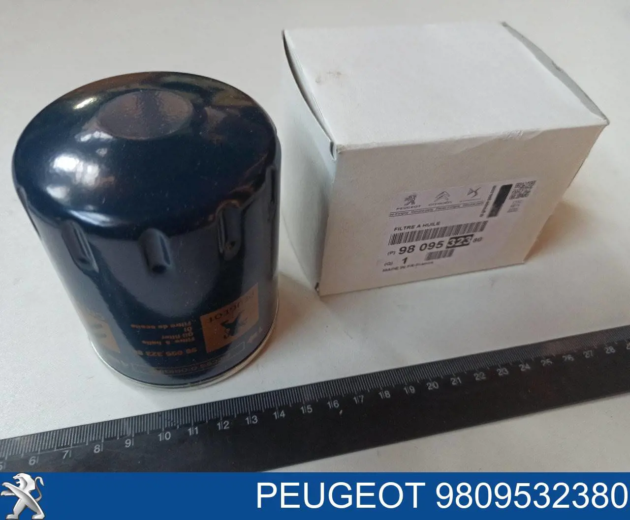9809532380 Peugeot/Citroen filtro de óleo