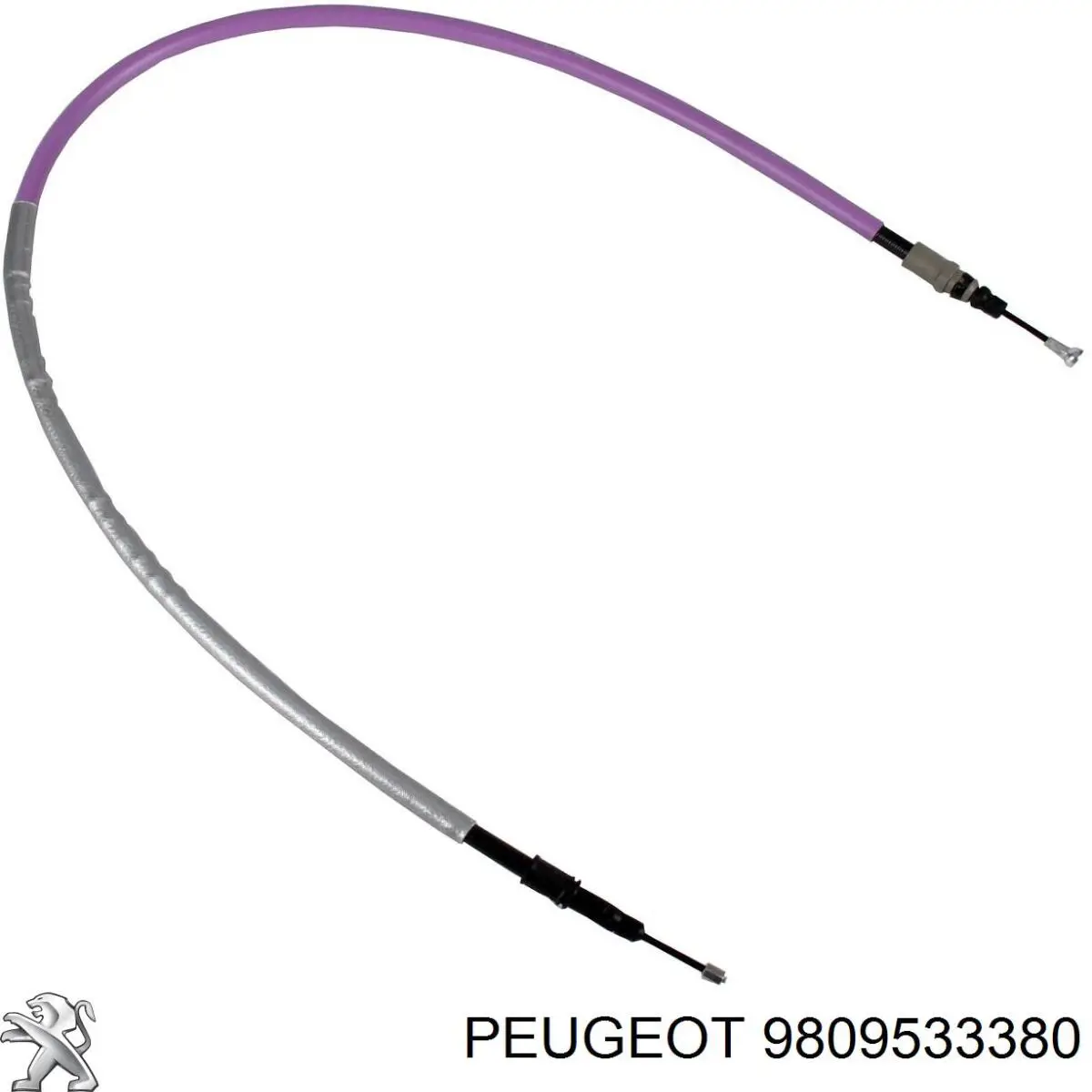 Cable de freno de mano trasero derecho/izquierdo 9809533380 Peugeot/Citroen
