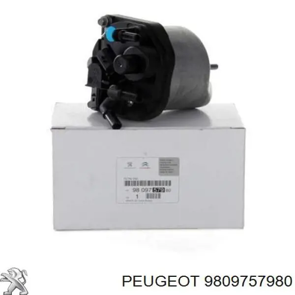 9809757980 Peugeot/Citroen Caixa de filtro de combustível