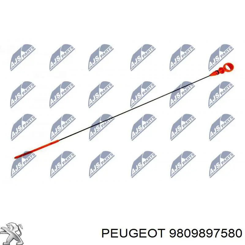 9809897580 Peugeot/Citroen Sonda (indicador) do nível de óleo no motor