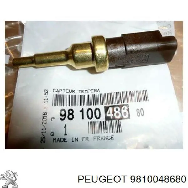 Sensor de temperatura do fluido de esfriamento para Peugeot 408 