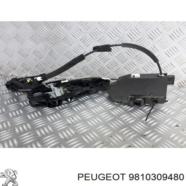 9810309480 Peugeot/Citroen fecho da porta dianteira esquerda