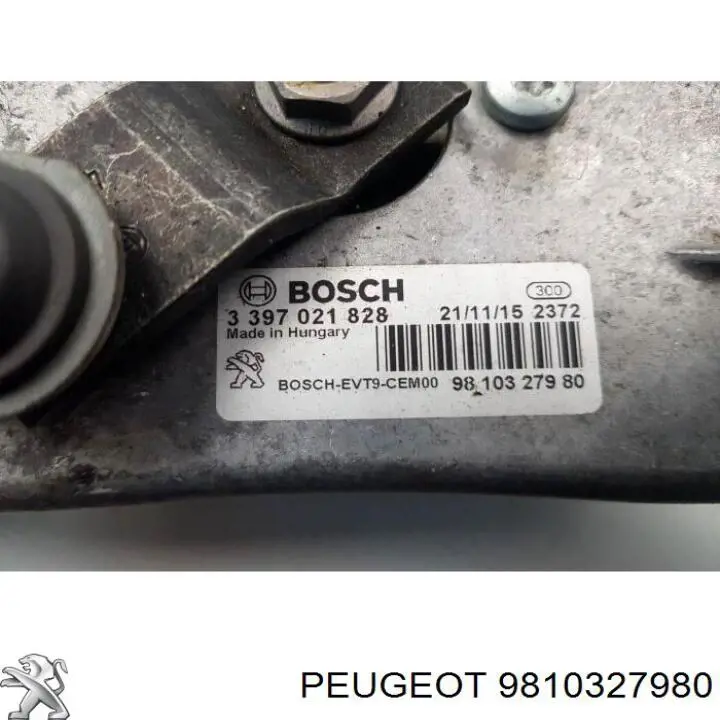 Трапеция щеток лобового стекла Peugeot/Citroen 9810327980 цена, от 50.62 USD