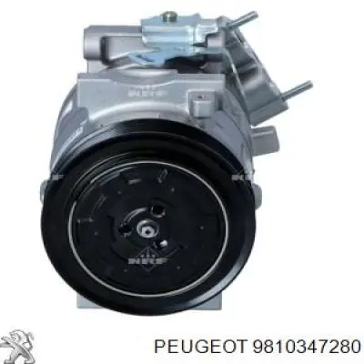 Compresor de aire acondicionado 9810347280 Peugeot/Citroen