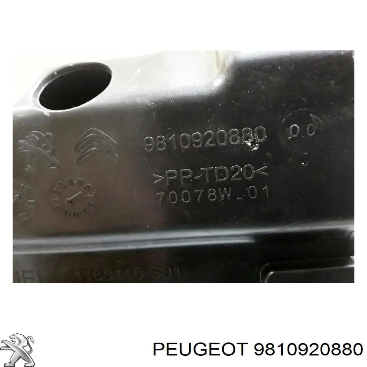Резонатор воздушного фильтра Peugeot/Citroen 9810920880 цена, от 24.97 USD