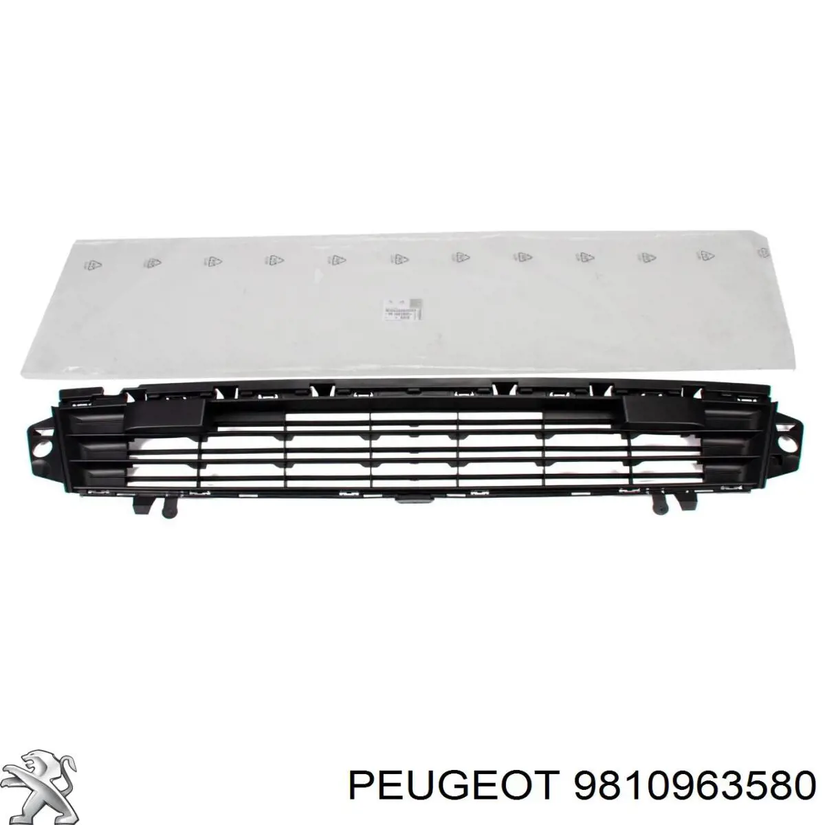 9810963580 Peugeot/Citroen решетка бампера переднего центральная