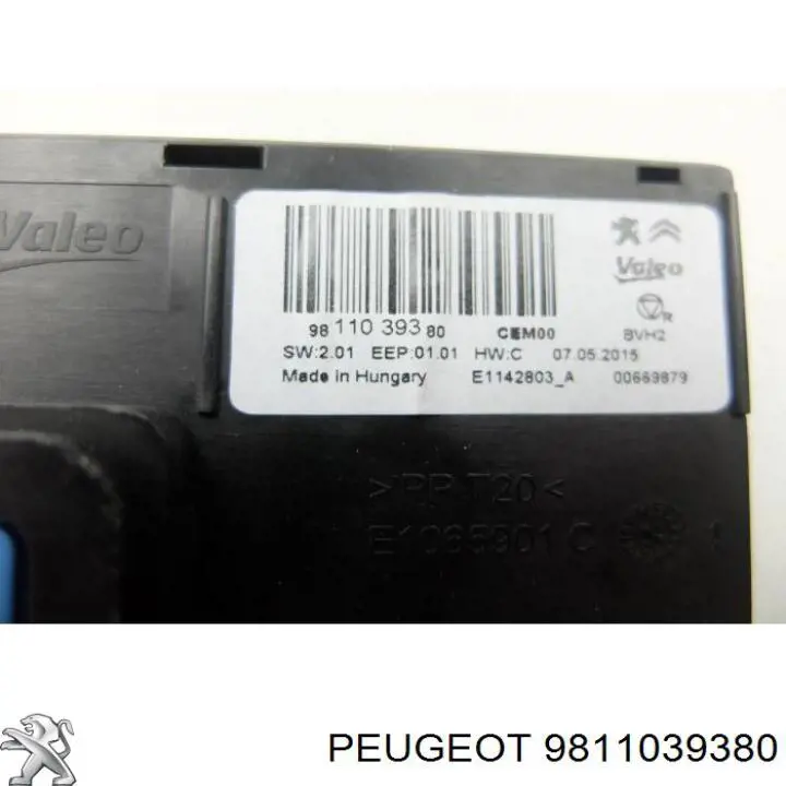 Купить 9811039380 Peugeot/Citroen Модуль управления климат-контролем