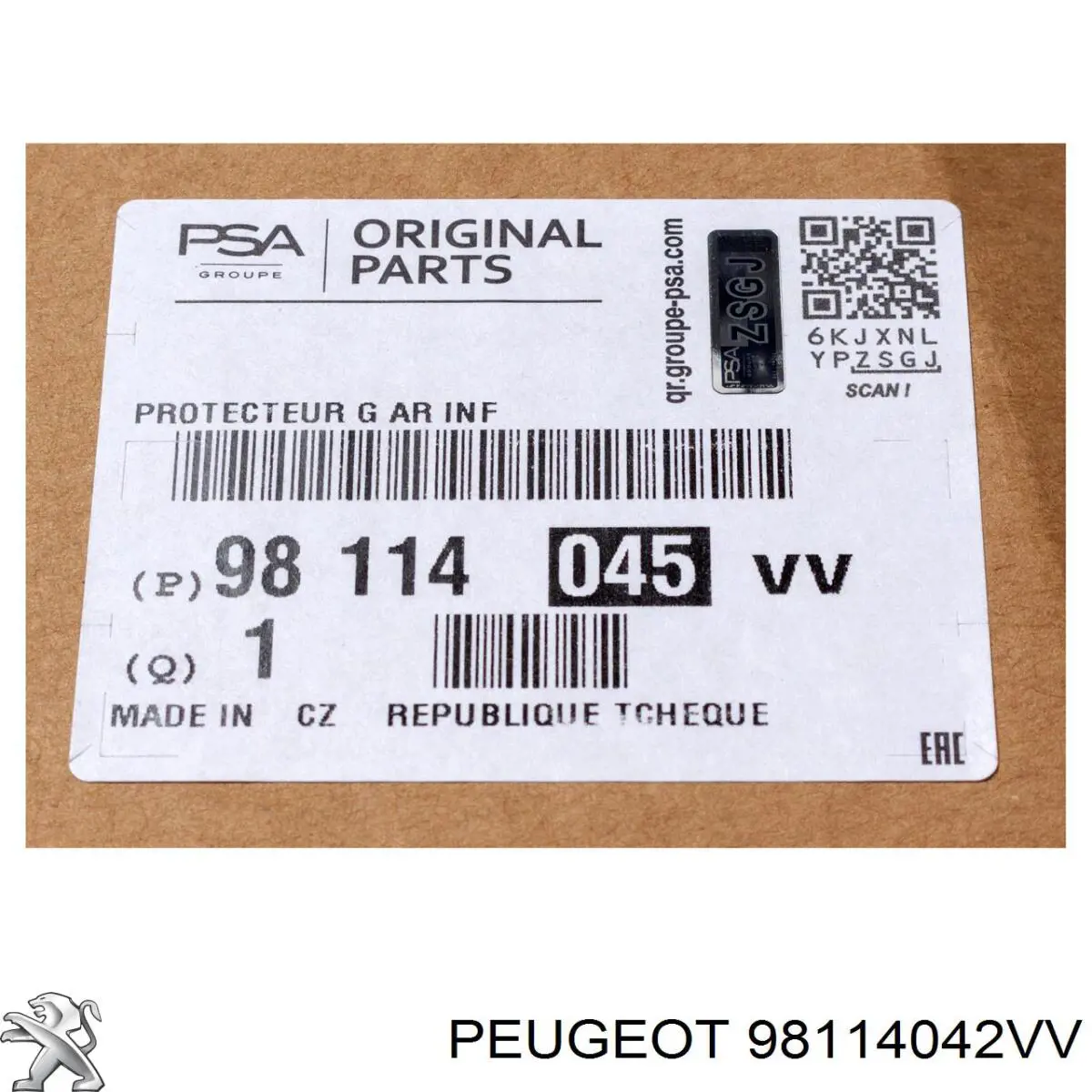 Молдинг двери передней левой нижний Peugeot/Citroen 98114042VV цена, от 141.08 USD