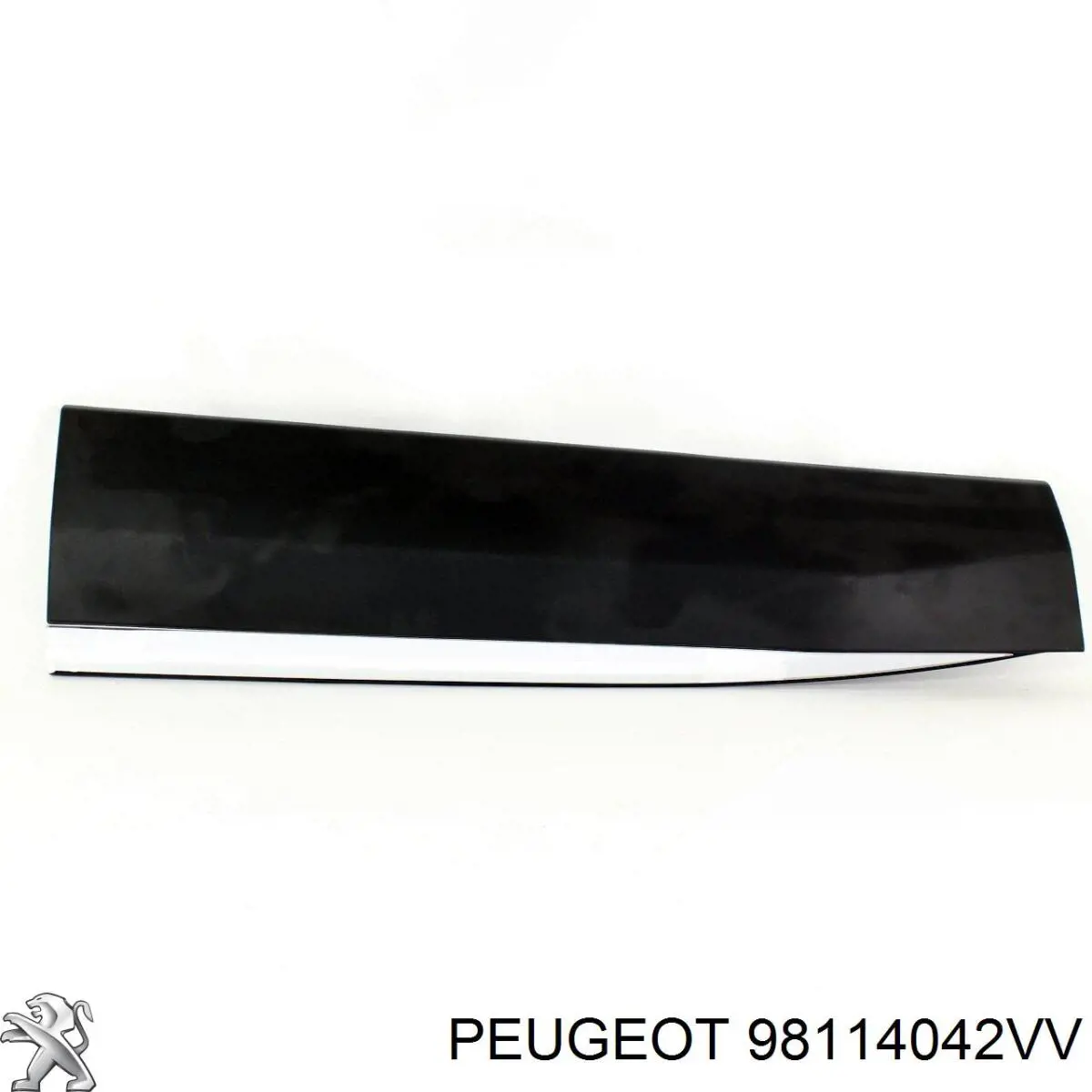 98114042VV Peugeot/Citroen Молдинг двери передней левой нижний