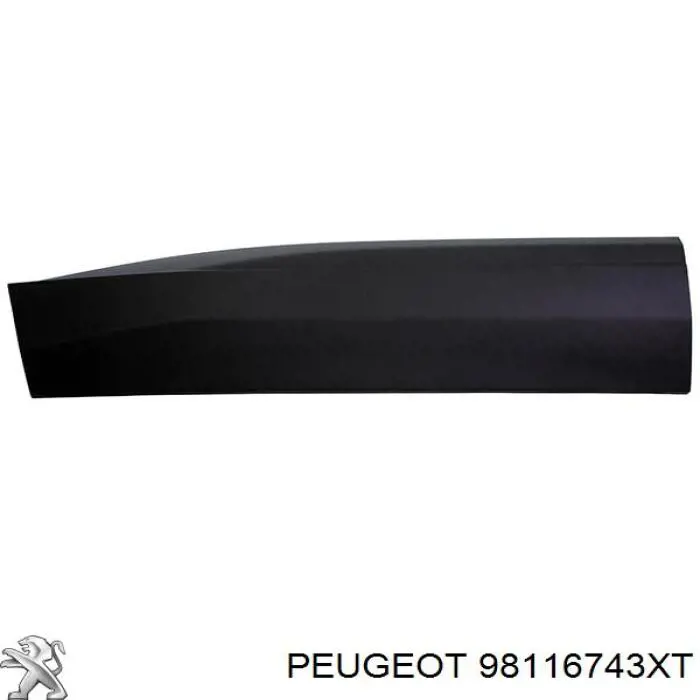 98116743XT Peugeot/Citroen Накладка передней двери
