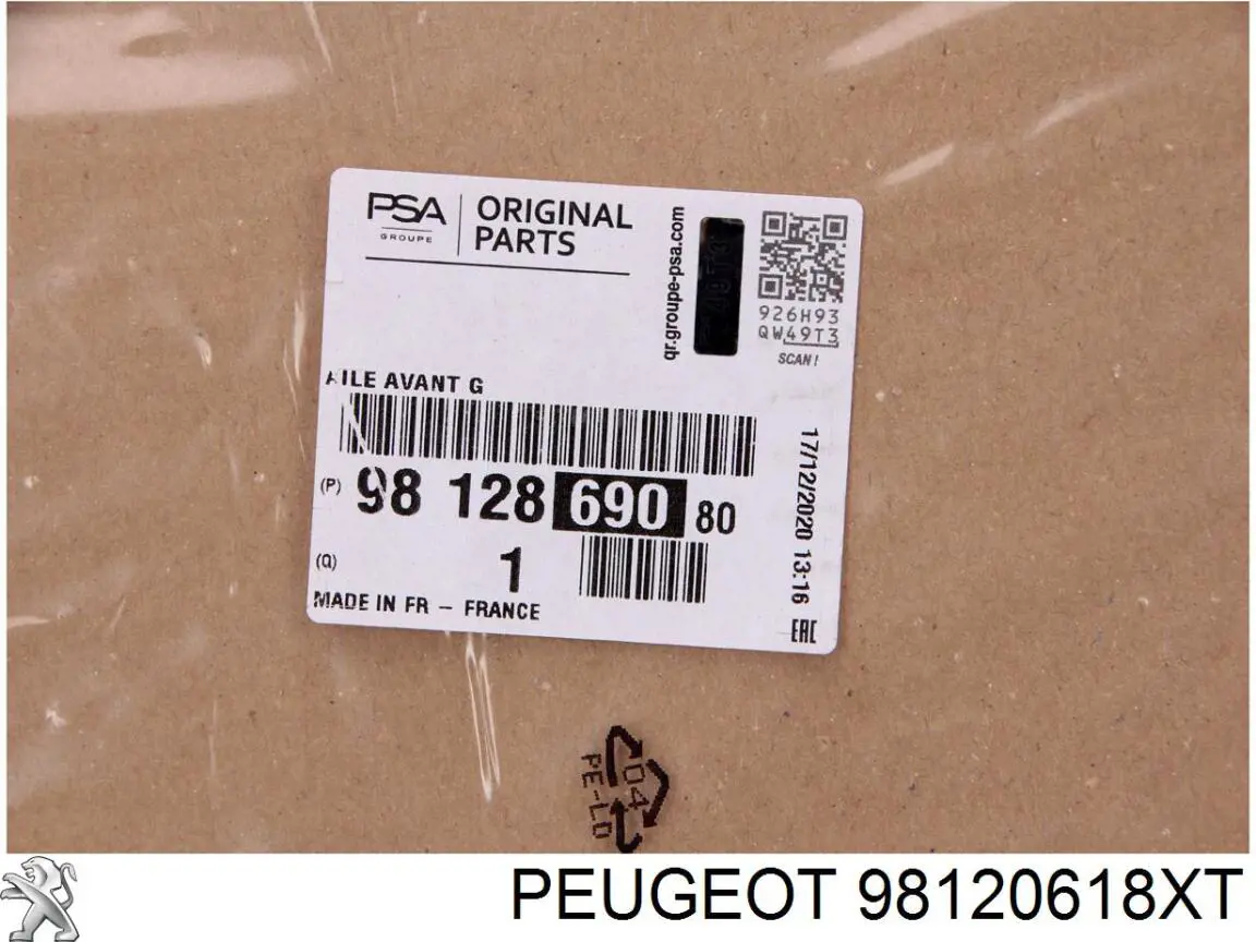 Решетка бампера переднего центральная Peugeot/Citroen 98120618XT цена, от 70.54 USD