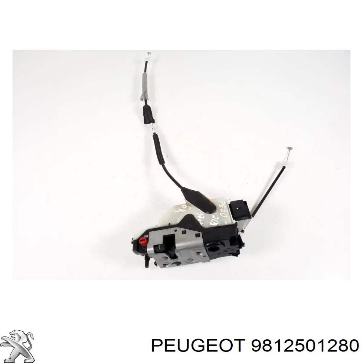 9812501280 Peugeot/Citroen Замок двери задней левой
