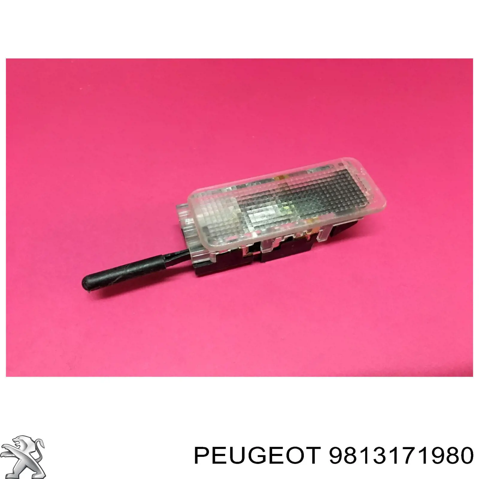 9813171980 Peugeot/Citroen плафон подсветки бардачка
