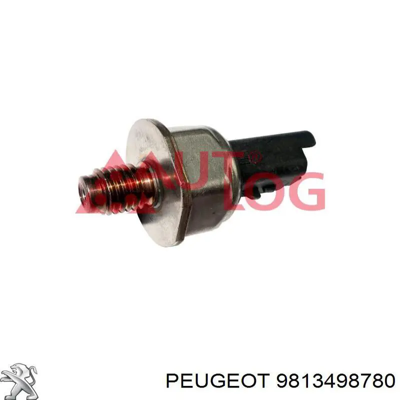 9813498780 Peugeot/Citroen датчик давления топлива