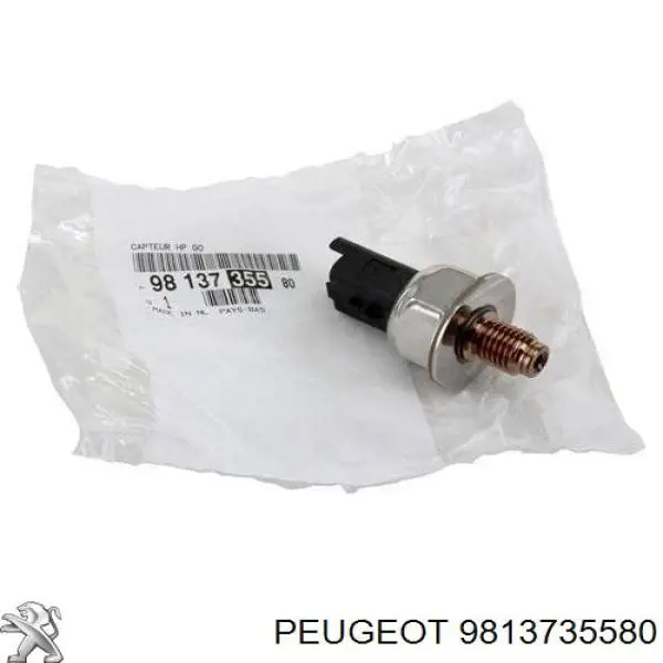 9813735580 Peugeot/Citroen regulador de pressão de combustível na régua de injectores