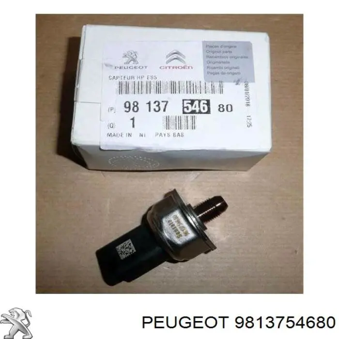 Датчик давления топлива Peugeot/Citroen 9813754680