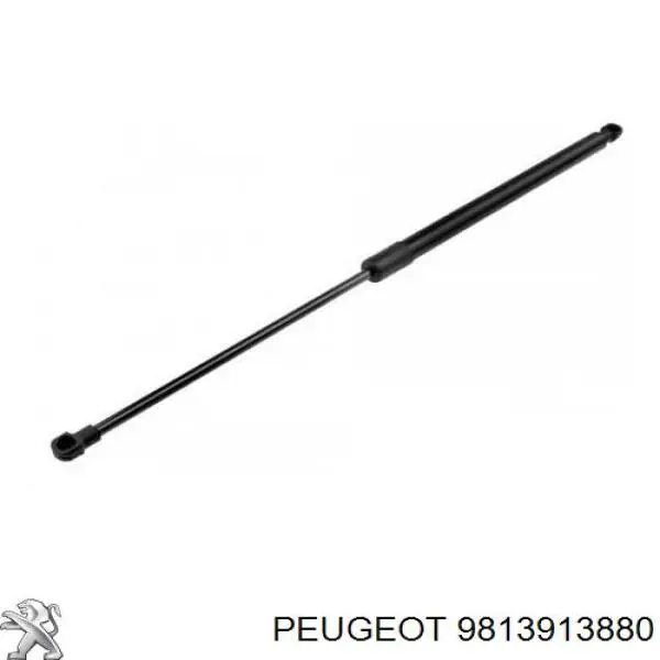 9813913880 Peugeot/Citroen amortecedor de tampa de porta-malas (de 3ª/5ª porta traseira)