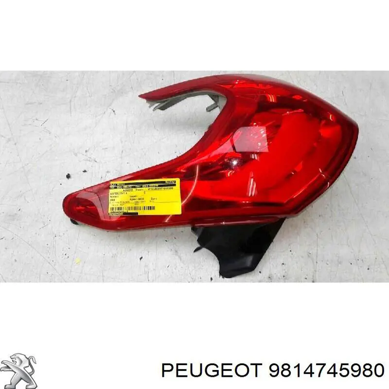 9814745980 Peugeot/Citroen Задний правый внешний фонарь