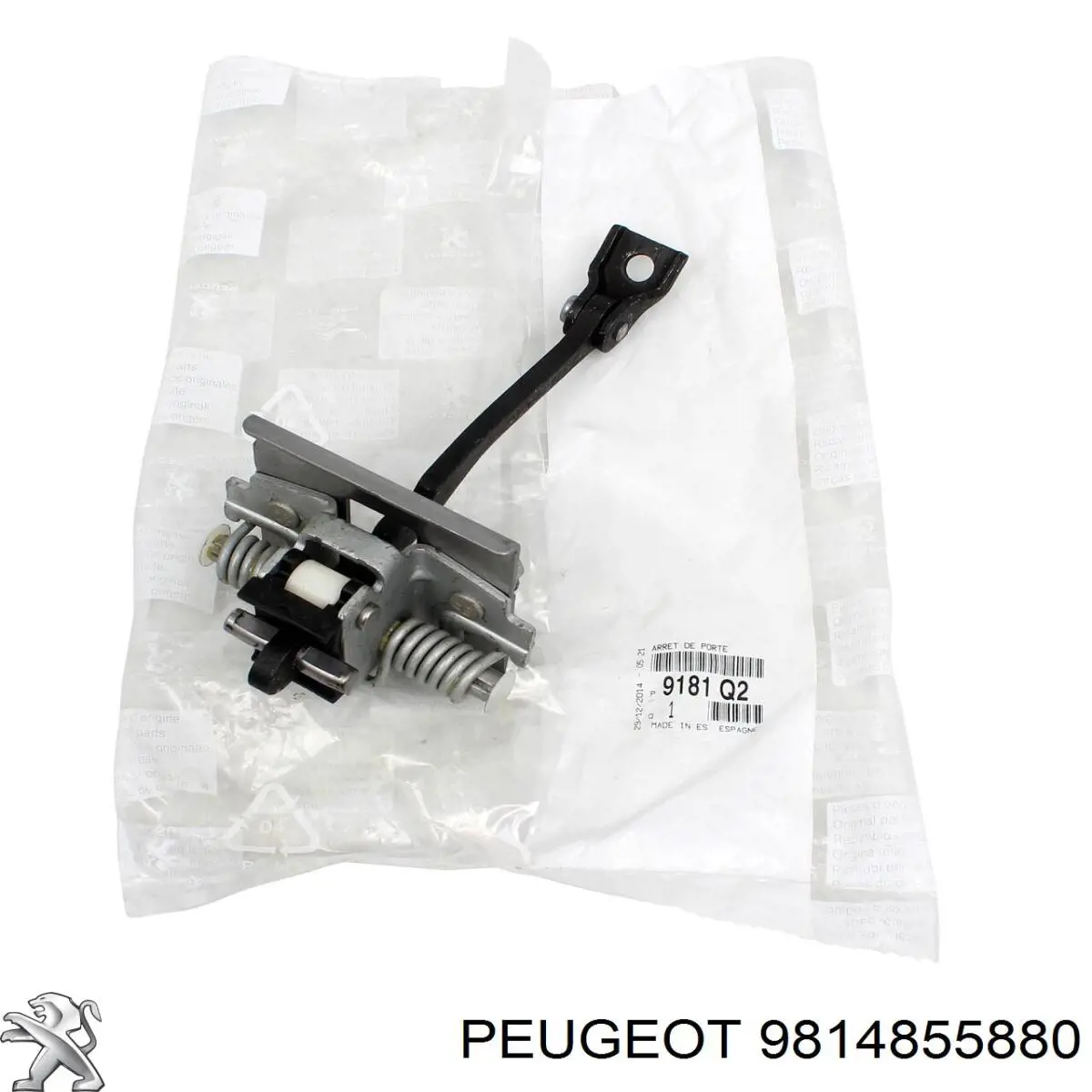 Уплотнитель двери передней (на кузове) 9814855880 Peugeot/Citroen