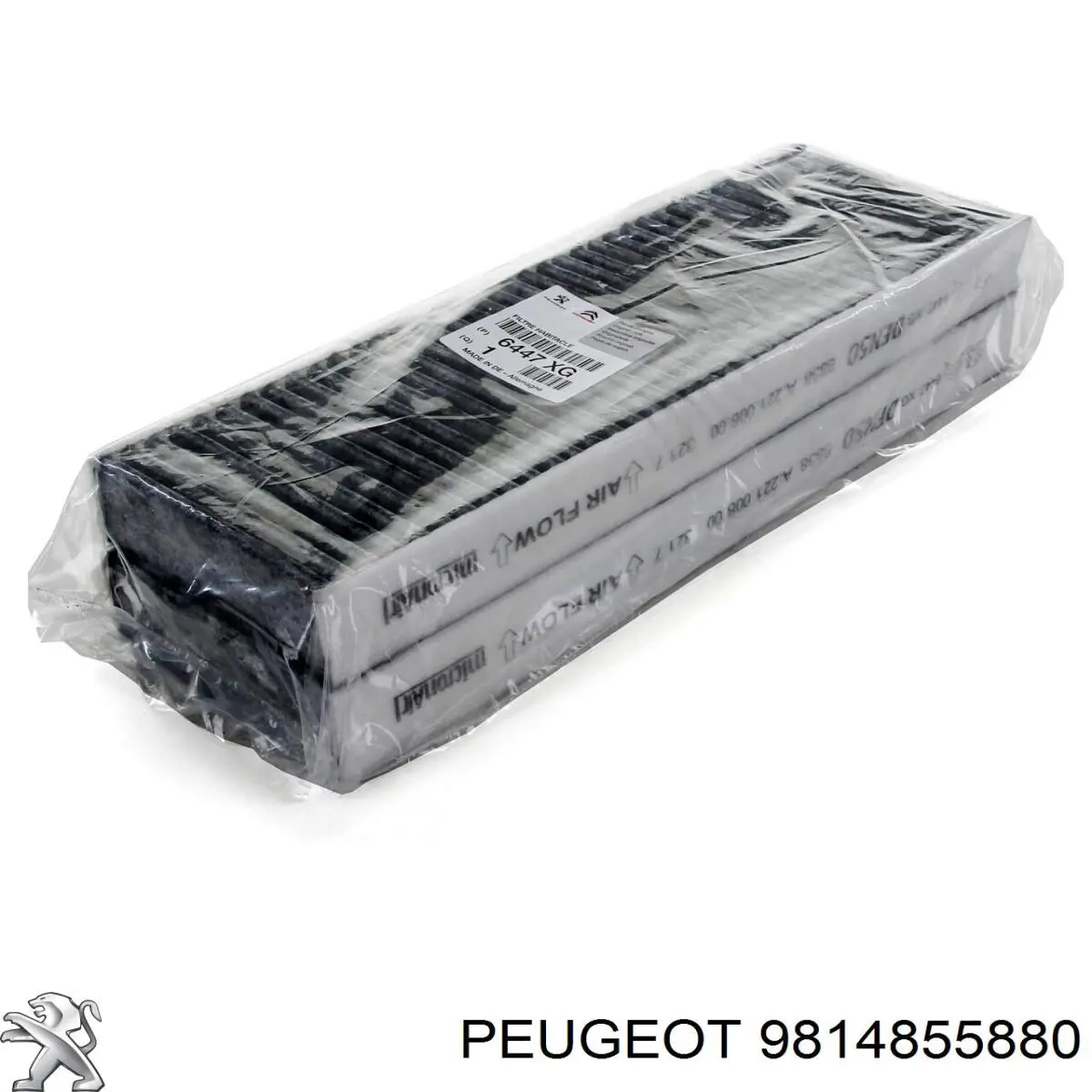 Уплотнитель двери передней, на (кузове) Peugeot/Citroen 9814855880