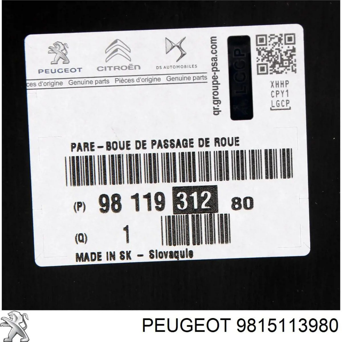  Peugeot/Citroen 9815113980 цена, от 112.87 USD