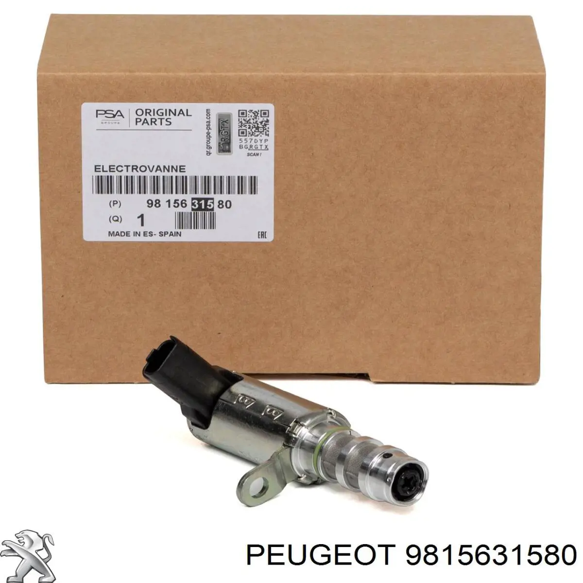 9815631580 Peugeot/Citroen клапан электромагнитный положения (фаз распредвала)