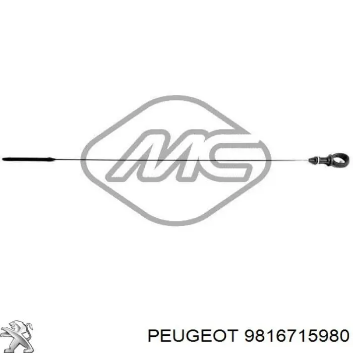9816715980 Peugeot/Citroen Щуп уровня масла