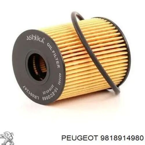 Filtro de óleo 9818914980 Peugeot/Citroen