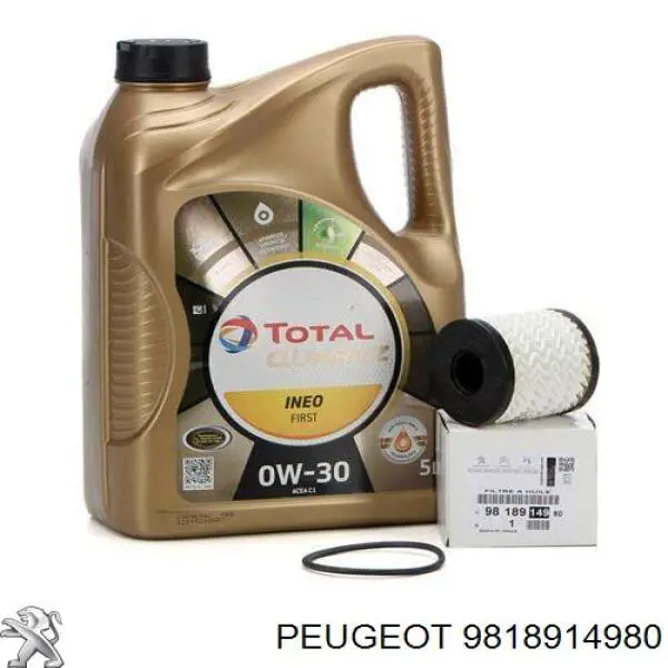 9818914980 Peugeot/Citroen Filtro de óleo