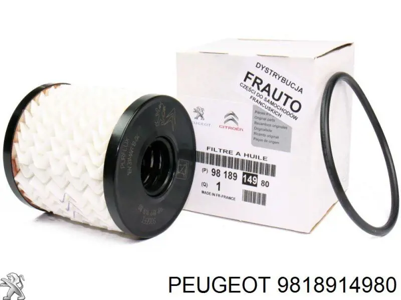 Filtro de óleo Peugeot/Citroen 9818914980 preço, a partir de 7,90 USD