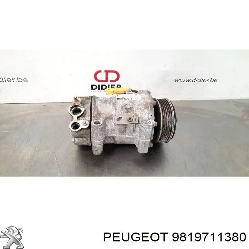 Компрессор системы кондиционирования Peugeot/Citroen 9819711380 цена, от 295.77 USD