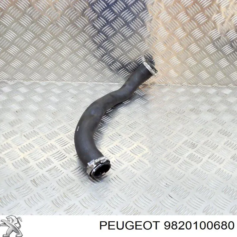 Tubo flexible de aire de sobrealimentación inferior 9820100680 Peugeot/Citroen