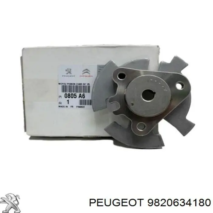 Engrenagem de cadeia da roda dentada da árvore distribuidora de motor 9820634180 Peugeot/Citroen