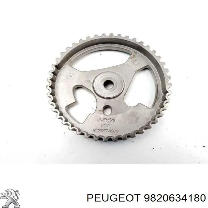9820634180 Peugeot/Citroen Engrenagem de cadeia da roda dentada da árvore distribuidora de motor