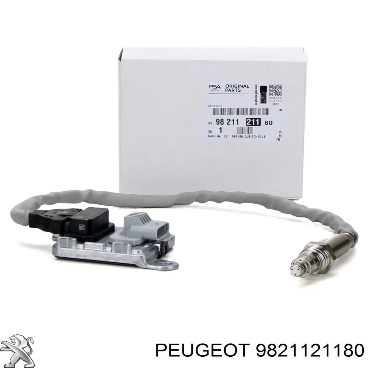 9821121180 PEUGEOT Sensor de óxido de nitrógeno NOX original y equivalente
