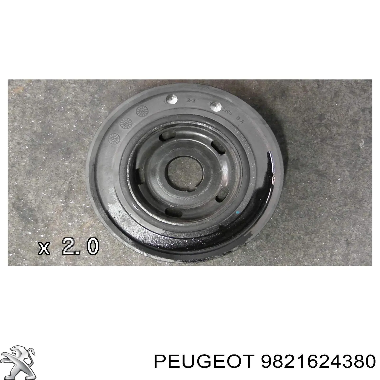 Polia de cambota para Peugeot 508 (FB, FH, F3)