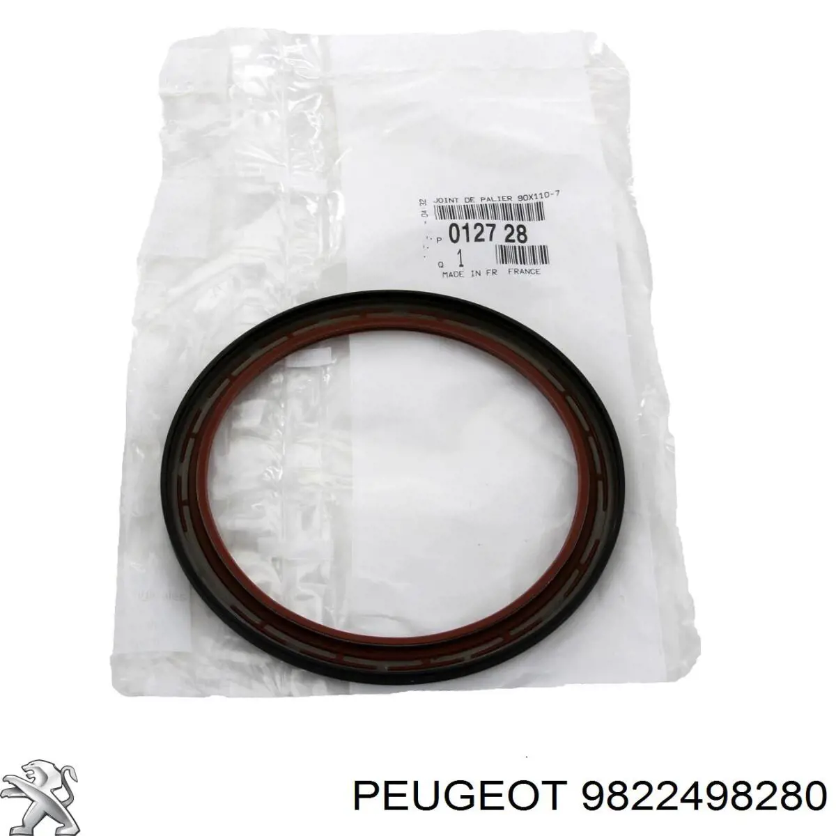 Сальник полуоси переднего моста левой 9822498280 Peugeot/Citroen