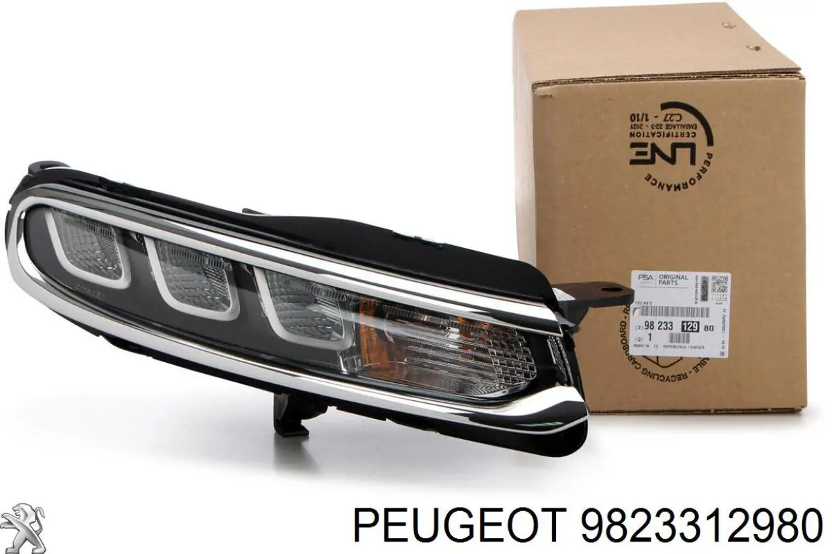 9823312980 Peugeot/Citroen Фара дневного света, правая